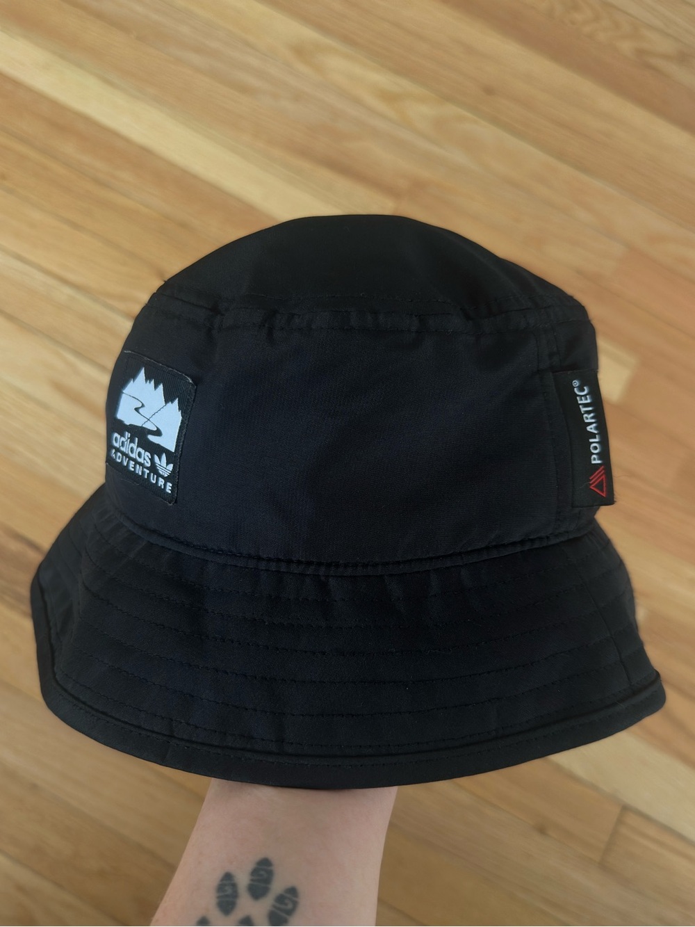 adidas black Adventure Polartec Bucket Hat